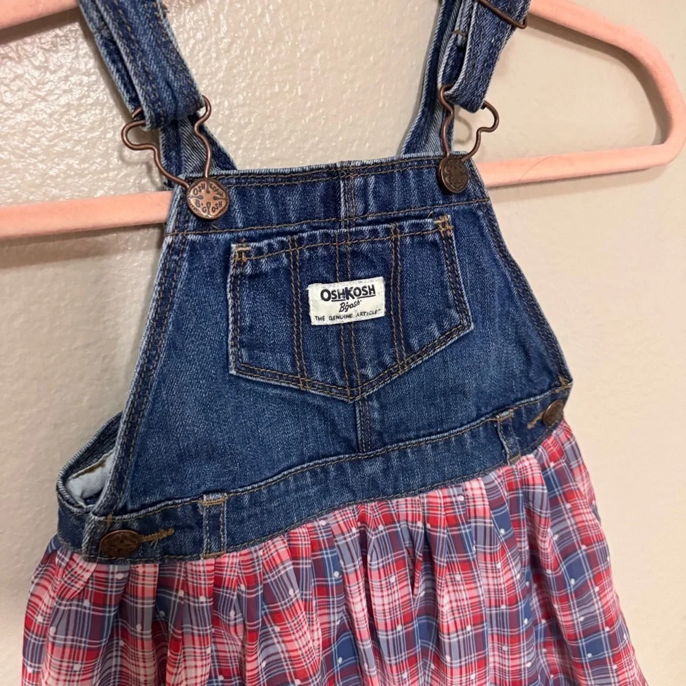Carter's Denim and Plaid Kids Overalls